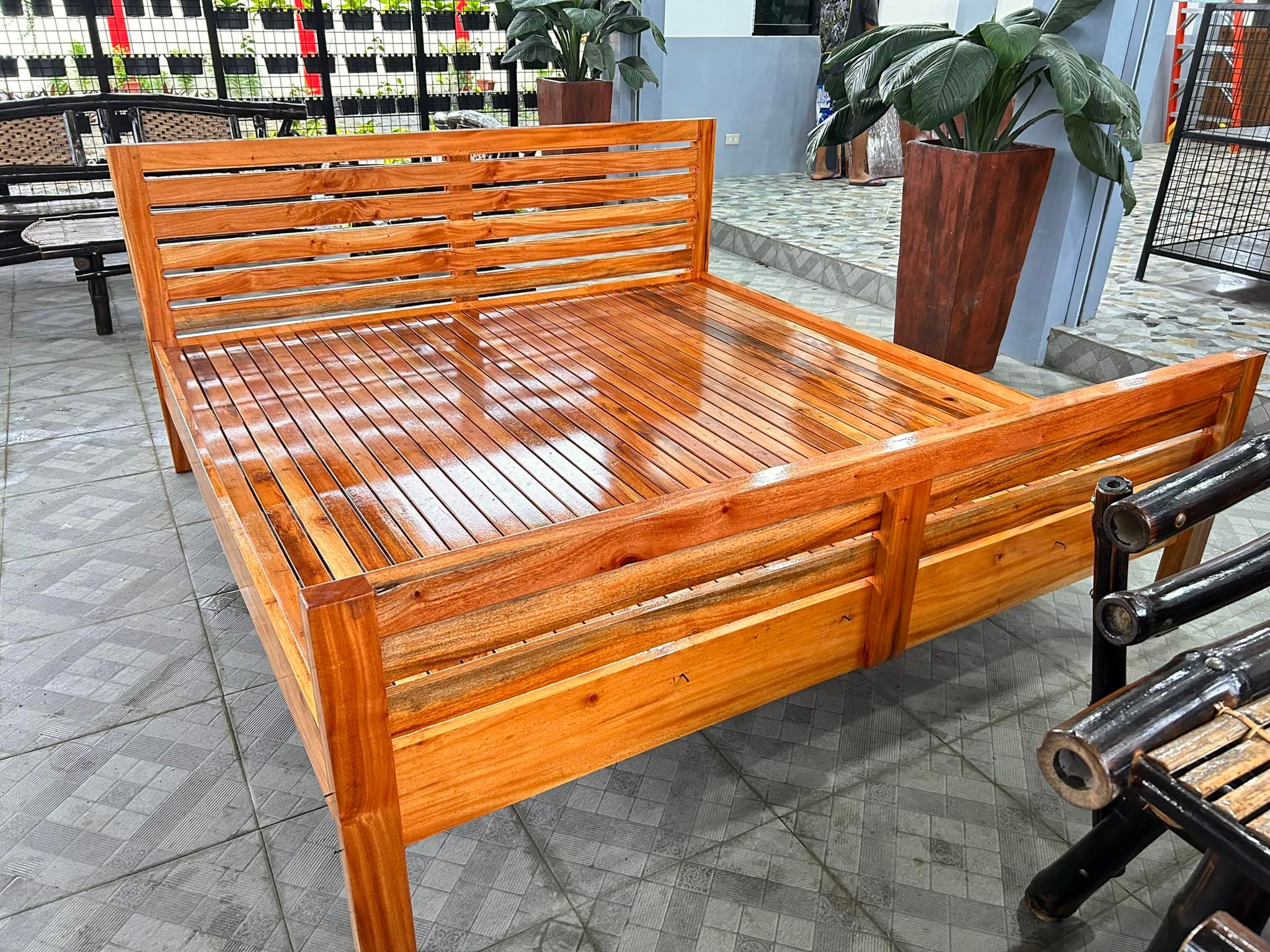 Mahogany Bed Finished